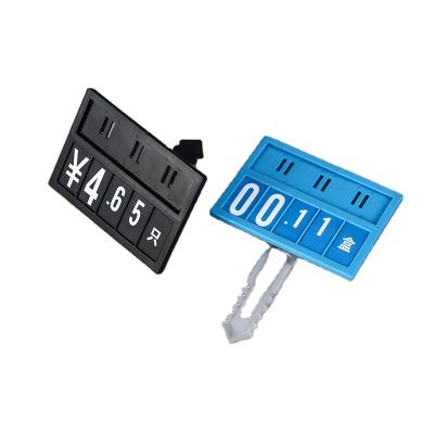 China Good Quality Plastic Price Racks Display Rack Price Board Advertising Price Racks For Sign Board for sale