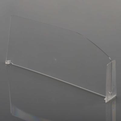 China Deli Shlves Factory Price Acrylic Clear Supermarket Display Shelf Dividers For Shop Shelf for sale