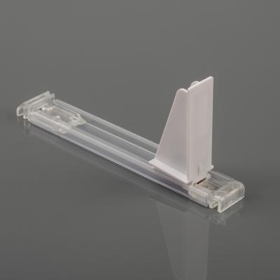 China Plastic Automatic Product Display Shelf Pusher System Plastic Shelf Pusher Shelf For Cigarette Display for sale