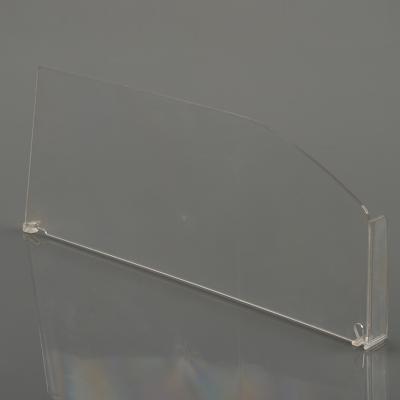 China Custom Acrylic Pusher System Clear Beer Shelf Retail Supermarket Grocery Shelves Grocery Shelf Divider for sale