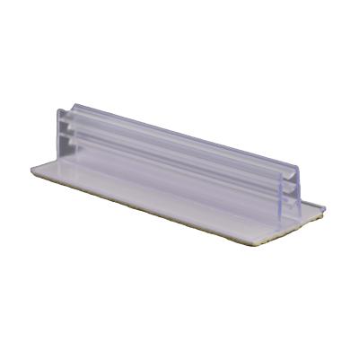 China Supermarket Shelf With Fluctuating Edge Hinge Clear Prices Shelf Plastic Label Holder Sign Holders for sale