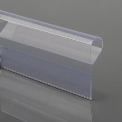 China Plastic Rating Tag Label Promotion Store Shelf Retail Shelf Talker PVC Rating Label For Label Holder for sale