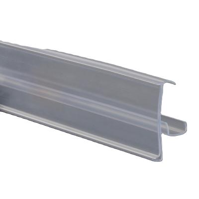 China Plastic Supermarkt Shelf Label Holder PVC Supermarket Shelf Data Strip Sign Holder for sale