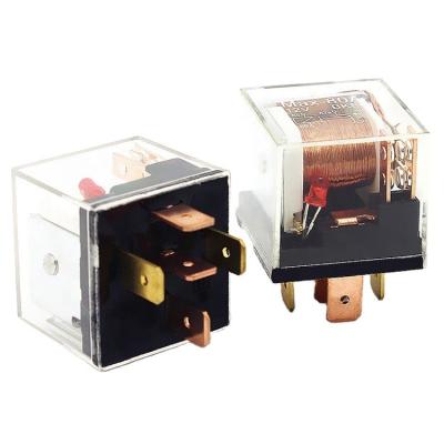 China Silver Alloy 12V 80a Double Clear Contacts Glass PCB Relay Socket for sale