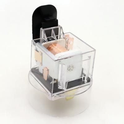 China Transparent Car 12 Volt 40A 5PIN Automotive Auto Relay 12v 40a 5P With Cover Shield Socket Edge JD1912 for sale