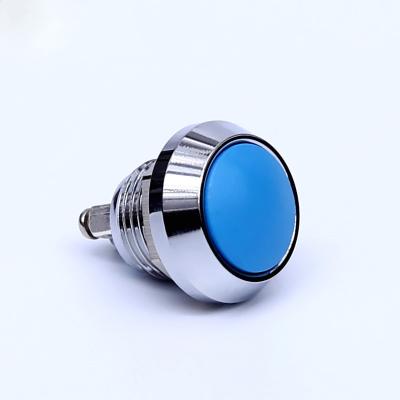 China Door Bell 12mm Metal Waterproof Push Button Momentary Push Button Switch for sale