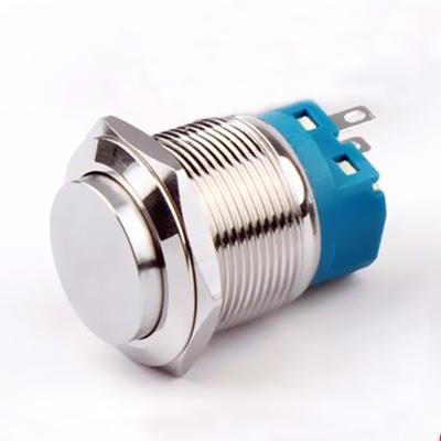 China Momentary Door Bell 16mm 19mm Push Buttons 22mm Waterproof Anti-Vandal Adjustable Push Button Switch for sale