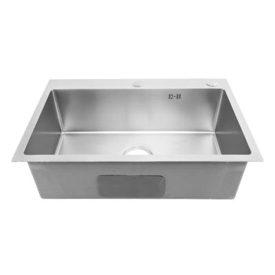 China Without Faucet Popular Design Solid Stainless Steel Farmhouse Exterior Apron Large Front Kitchen Sink for sale