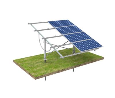 China Seasonal Adjustable Solar Power System Earth Ground Support Structure for sale