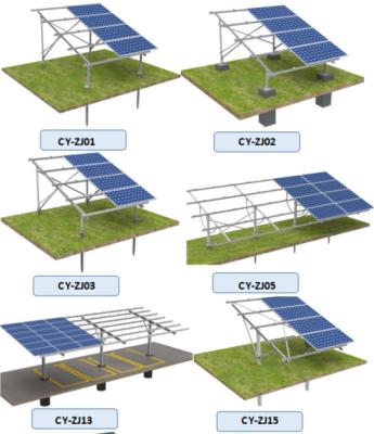 China All Ground Type Solar Panel Ground Mounting System Solar Ground Brackets for sale