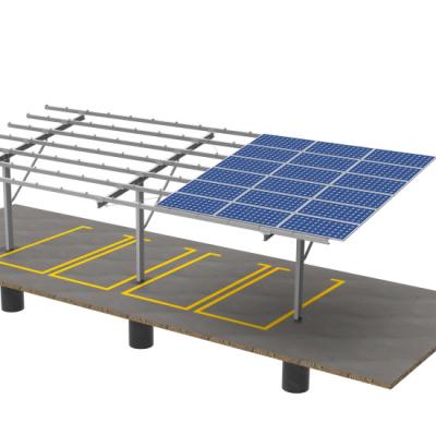 China Solar Mounting System Solar Power System Earth Parking Lot Mountig Brackets for sale