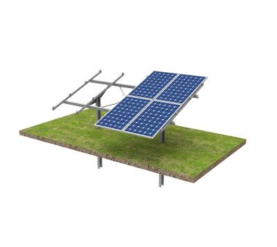 China Solar PV Power System Solar Panel Pole Ground Mount Bracket for sale