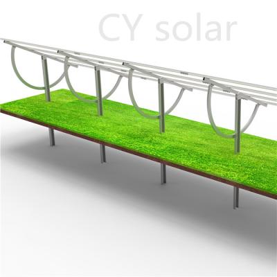 China Seasonal Adjustable Solar Power System Earth Ground Support Structure for sale