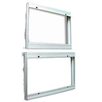 China Soalr panel frame sandblasting or black anodic oxidation and customized aluminum solar panel frame for various size panels for sale