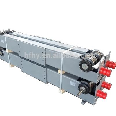 China High Quality Bridge Crane Wheel Block End Trolley End Beam End Truck With Gear Motor For 5t Overhead Crane for sale