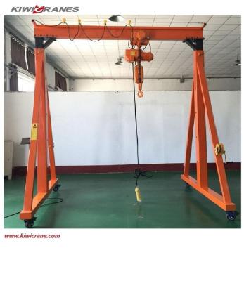 China Mini Small Gantry Crane Adjustable Portal Mobile Gantry Crane with Lowest Price for Sale for sale