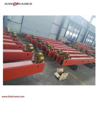 China 10 ton double girder bridge crane 50 ton electric traveling crane with direct drive systems for sale