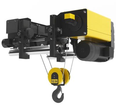 China Lifting Goods Suspended European Type Electric Wire Rope Hoist 3.2 Ton 16 Ton With Optimized Lifting Height 18m for sale