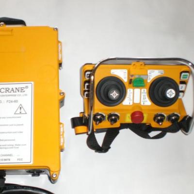 China F24-60 crane and crane joysitick telecrane wireless radio remote control for crane and crane switch buttons for sale