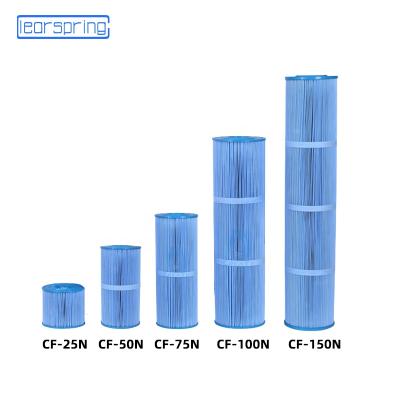 China Pleated Water Filter Hot Tub Spa Filter Polyester Pool Paper Filter Cartridge for sale