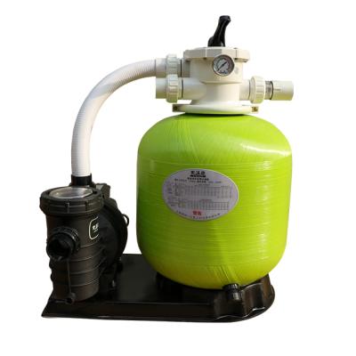 China Acceptable Customized Water Filter Fiberglass Multiport Valve Top Mounted Pool Pump And Sand Filters for sale