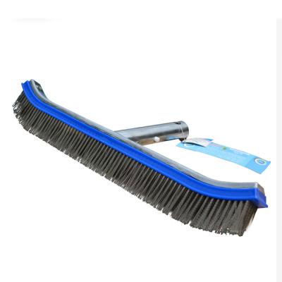 China Swimming Pool Accessories Stainless Steel Algae Pool Cleaning Brush 18