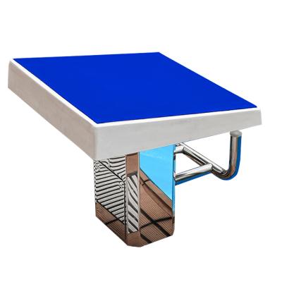 China Swimming Pool Starting Block Competition Training Pool Starting Block Diving Board Platform for sale