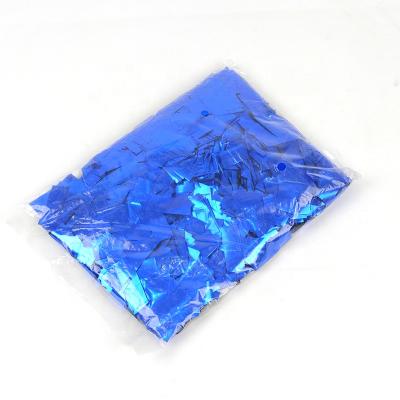 China Metallic Flame Retardant 2*5cm Rectangle Foil Metallic Confetti For Party Supplies for sale