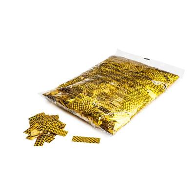 China 55*17mm Metallic Flame Retardant Rectangle Metallic Paper Confetti For Party Supplies for sale