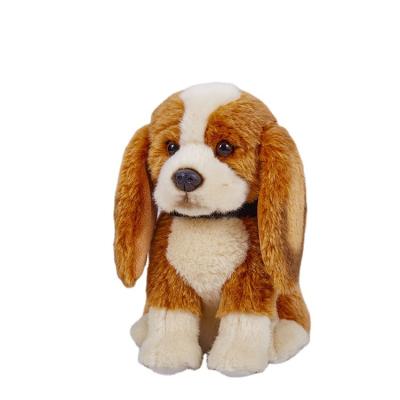 China Custom Promotion Puppy Simulation Plush Toy Cute With Cheapest Price Long Haired Dog That Looks Like The Real Stuffed Toy for sale