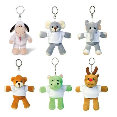 China Decoration Gift China Factory Custom Plush Animal Key Chain Wholesale For Decoration Gift for sale