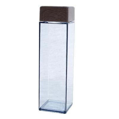 China Viable Price BPA Free Square Hot Sales Promotion Plastic Water Bottles 480ml for sale