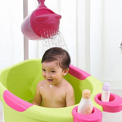 China Wholesale Children's Products Plastic Baby Head Cup Bath Scoop Wash Infant Non-Adjustable for sale