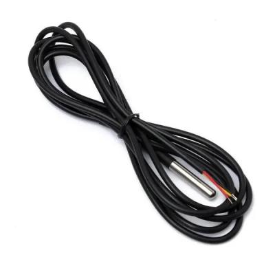 China Termosensor DS18B20 15M 6 x 30mm Digital Temperature Temp Sensor Probe ds18b20 Waterproof Probe 1M 2M 3M 5M 10m for sale