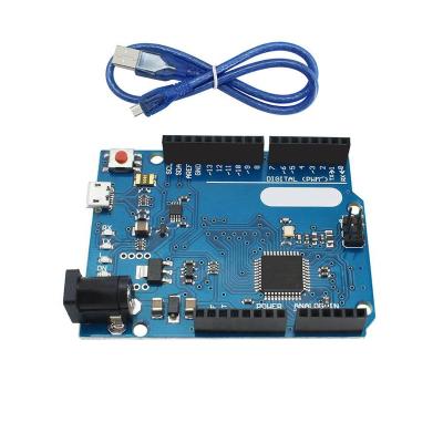 China Programming For Arduino Leonardo R3 Development Board ATMEGA32U4 Official With USB Line for sale