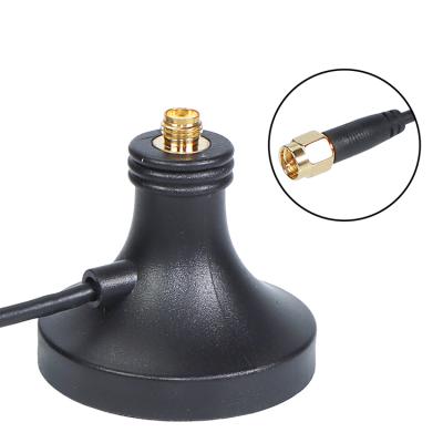 China ABS 2Ghz 3Ghz 4Ghz Wi-Fi Antenna Mount Magnetic Base SMA-J Connector with 1.5m Extension Cable for sale