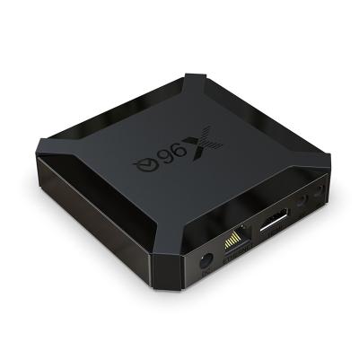 China High speed hd sales Android 10 TV box 4K Allwinner H313 X96MINI 16G smart top tv set box for sale