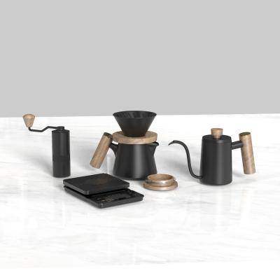 China DHPO Sustainable New Design Luxury Premium Travel Out V60 Pour Over Coffee Maker Set for sale