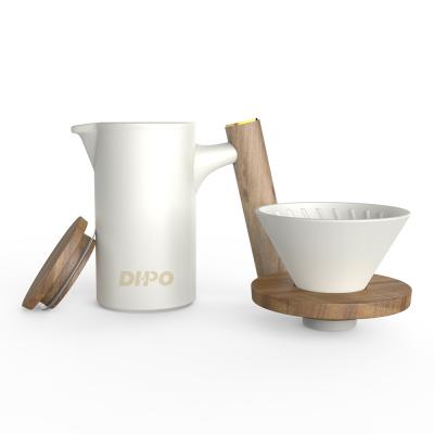 China Minimalist DHPO Eco - Friendly Pour Over Japanese Cafe Coffee Dripper for sale