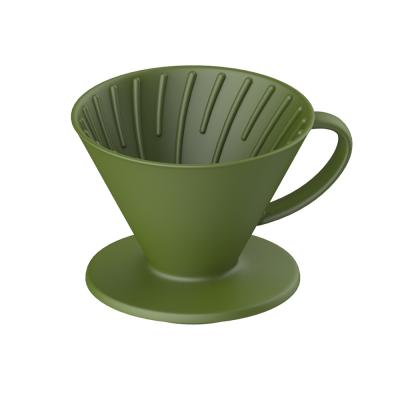 China DHPO Custom Viable Ceramic Coffee Filter Dripper 7colors Coffee Filter Cup Dripper v60 Coffee Dripper for sale