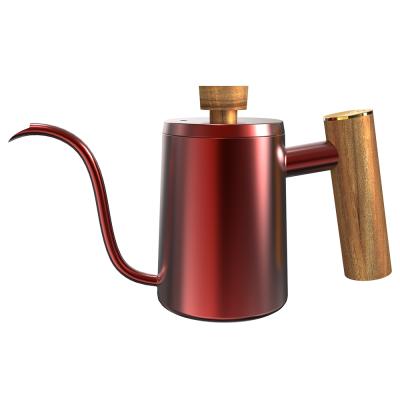 China DHPO Sustainable Stainless Steel Spill Over Coffee Kettle Gooseneck Drip Kettle for Coffee Brewing and Tea for sale