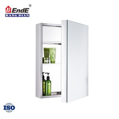 China Low Price Eco-Friendly Classic Home Center Mirror Cabinet Stainless Steel Bathroom Corner Mirror Cabinet Waterproof for sale