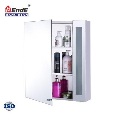 China Bright bathroom wall cabinet with mirror led light for small spaces for sale