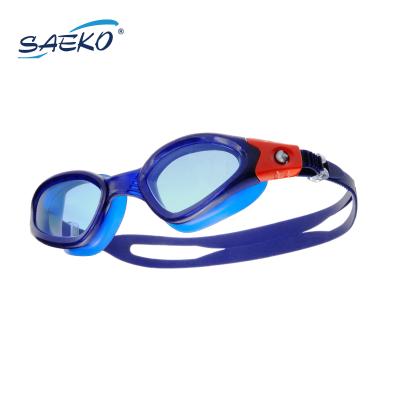 China Eco - Friendly SAEKO Water Sport Anti - Fog Goggles Adult Swimming Goggles for sale