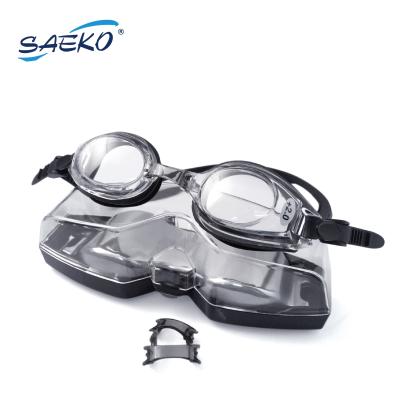 China SAEKO prescription swim goggles anti UV swimming eyewear optical swim goggles swimming glasses prescription for sale