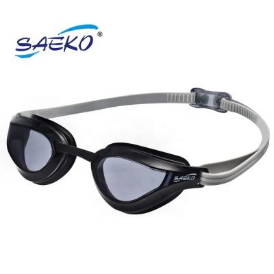 China SAEKO anti fog racing optical myopia swimming goggles for sale