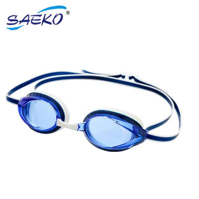 China Popular SAEKO UV Protected Lenses and Variable Nose Bridge Swimming Goggles for sale