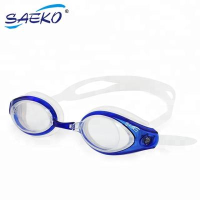 China Patent Sleek Advanced SAEKO Design No Leak Fitness Easy Fit Adult Teenager Swimming Goggles for sale