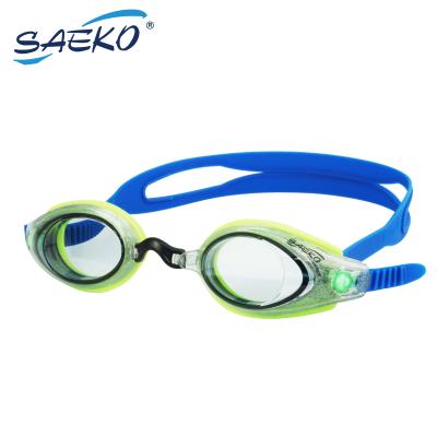 China Wholesale Safety Goggles Anti Fog Kids UV Protection SAEKO Swimming Goggles for sale