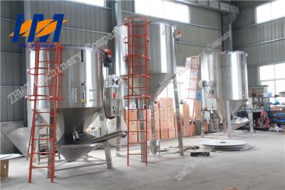 China Stainless Steel Plastic Vertical Mixer , ABS PP PVC PE PET Plastic Granule Mixer for sale